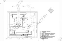 Схема подключения и монтажа водогрейного промышленного котла КВа 0,15