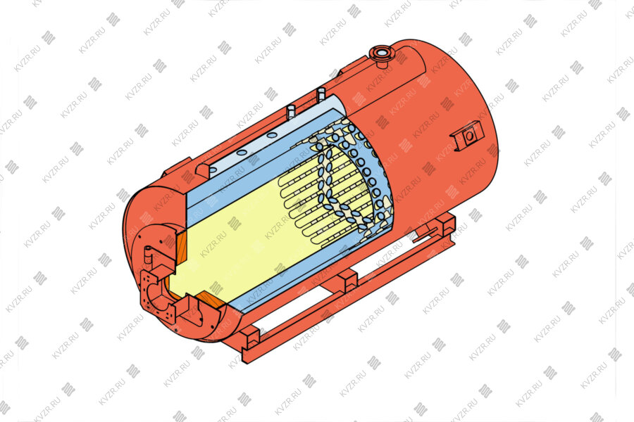 Конструкция котла парового STEAMEXPERT газового и жидкотопливного