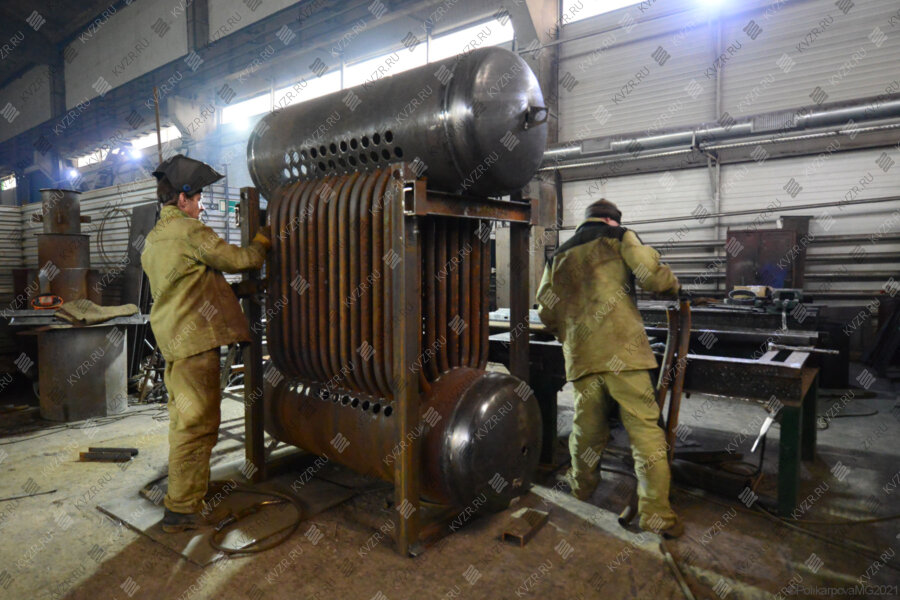 Котел паровой среднего давления конструкция